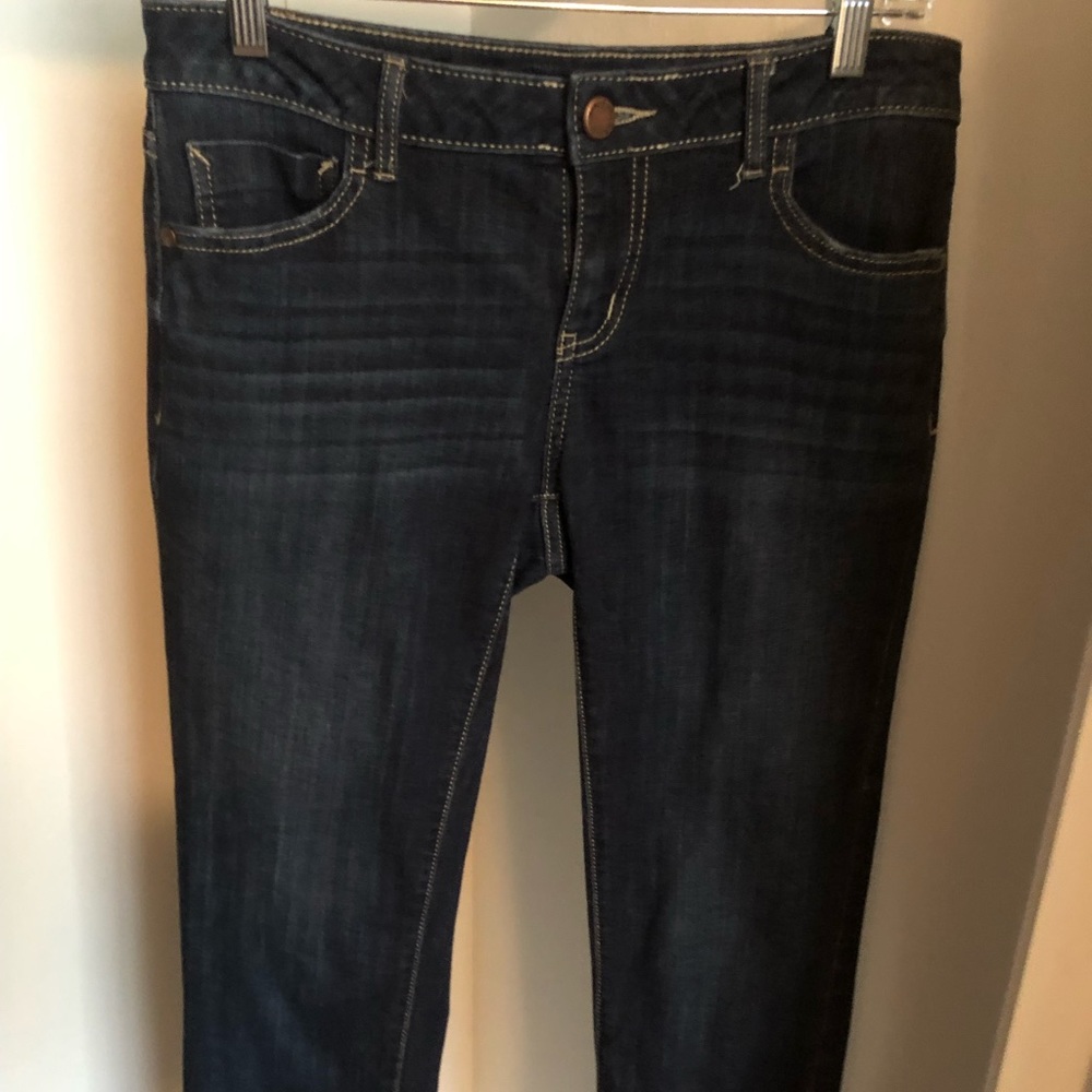 Capri straight jeans
